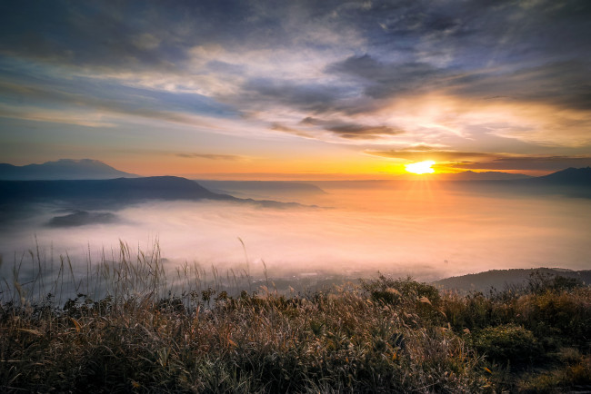 Обои картинки фото природа, восходы, закаты, рассвет