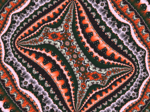 Картинка 3д+графика фракталы+ fractal цвет узор фон