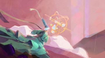 Картинка фэнтези маги +волшебники колпак мантия маг