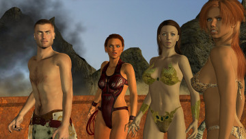 Картинка 3д+графика фантазия+ fantasy фон взгляд девушки