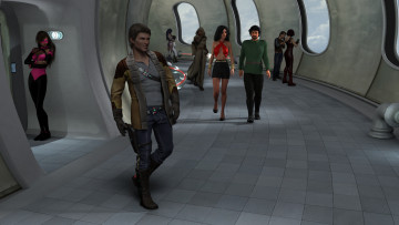 Картинка 3д+графика люди+ people фон взгляд девушка