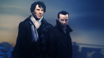 Картинка рисованное кино шерлок