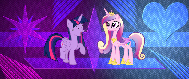 Обои картинки фото мультфильмы, my little pony, фон, пони