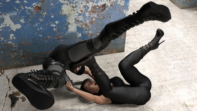 Обои картинки фото 3д графика, фантазия , fantasy, фон, взгляд, девушки