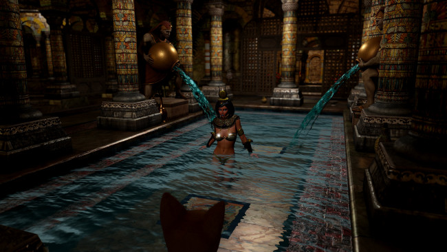 Обои картинки фото 3д графика, люди , people, фон, взгляд, девушка