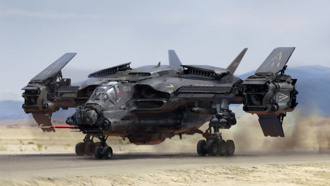 Обои картинки фото фэнтези, роботы,  киборги,  механизмы, техника, самолет