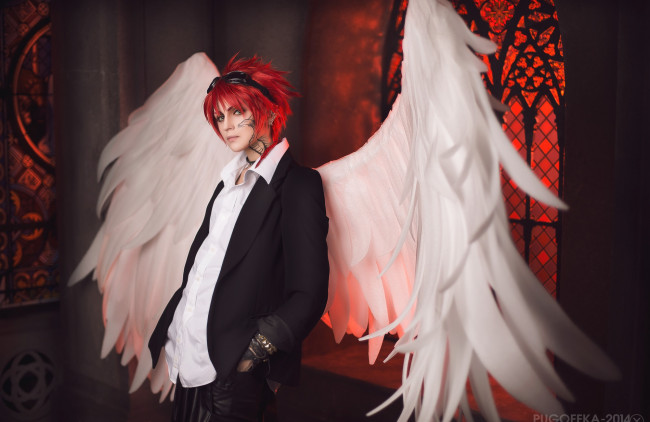Обои картинки фото разное, cosplay , косплей, ангел, gesha petrovich