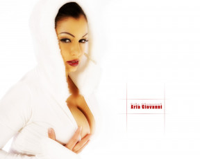 обоя девушки, aria giovanni, брюнетка, капюшон, грудь
