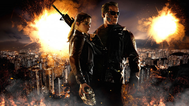 Обои картинки фото кино фильмы, terminator 5,  genesis, terminator, genisys