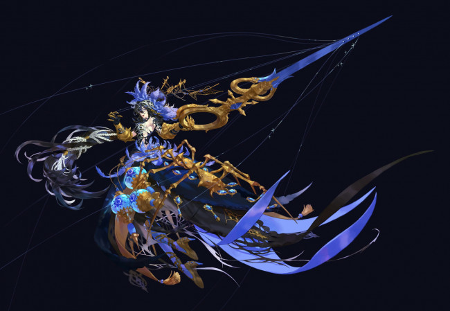 Обои картинки фото фэнтези, девушки, девушка, оружие