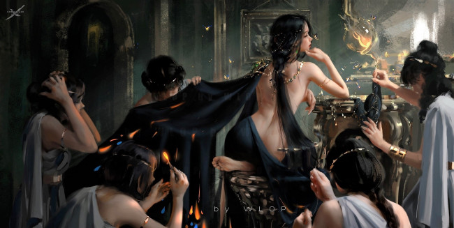 Обои картинки фото фэнтези, _ghost blade ,  призрачный клинок, девушки, швеи, наряд