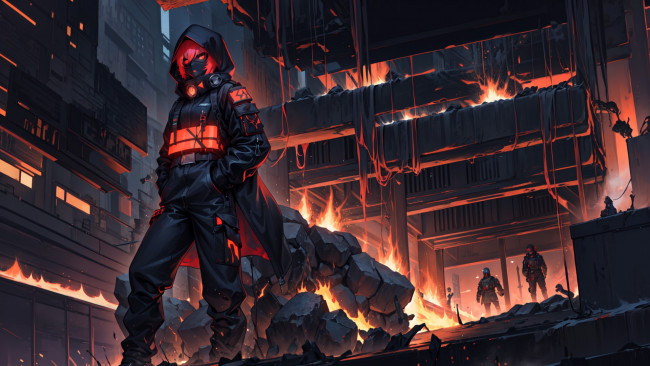 Обои картинки фото аниме, город,  улицы,  интерьер,  здания, нейросети, графика, нейроарт, ai, art, нейронные, сети, рисунки, нейро, искусство