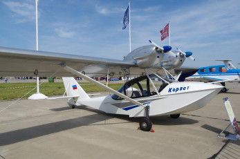 Картинка авиация самолёты+амфибии че22 корвет лeгкий самолeт амфибия конструктор чернов борис фирма гидросамолет