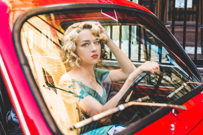 Обои картинки фото автомобили, -авто с девушками, девушка