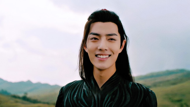 Обои картинки фото кино фильмы, the untamed, вэй, усянь, улыбка