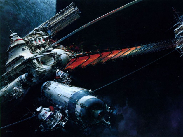 Обои картинки фото фэнтези, космические, корабли, звездолеты, станции