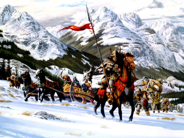 Обои картинки фото фэнтези, всадники, наездники