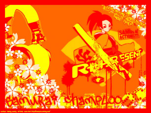 Картинка аниме samurai champloo