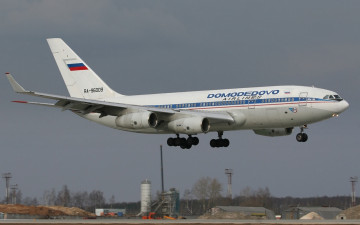 Картинка авиация пассажирские самолёты самолёт ил-96 домодедово