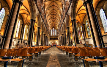 Картинка salisbury cathedral интерьер убранство роспись храма