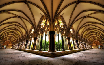 Картинка salisbury cloisters интерьер холлы лестницы корридоры