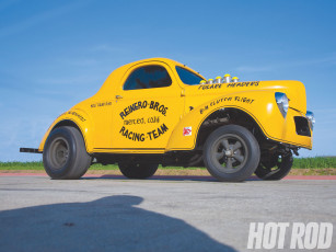 Картинка 1937 willys gasser coupe автомобили hotrod dragster