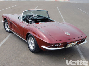 Картинка 1962 chevy corvette supercharger автомобили