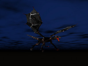 Картинка 3д графика creatures существа дракон