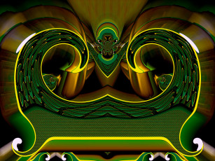 Картинка 3д графика fractal фракталы