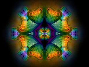 Картинка 3д графика fractal фракталы