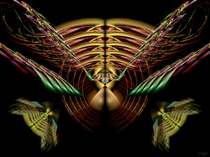 Картинка 3д графика fractal фракталы