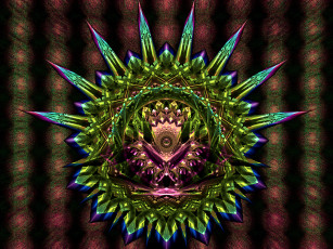 Картинка 3д графика fractal фракталы