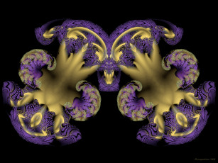 Картинка 3д графика fractal фракталы