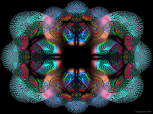 Картинка 3д графика fractal фракталы