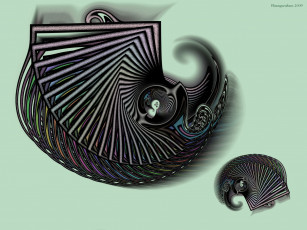 Картинка 3д графика fractal фракталы