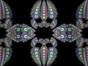 Картинка 3д графика fractal фракталы