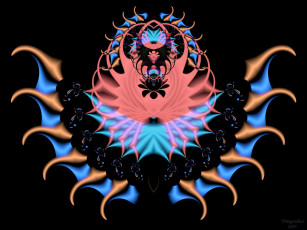 Картинка 3д графика fractal фракталы