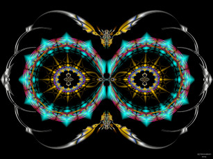 Картинка 3д графика fractal фракталы