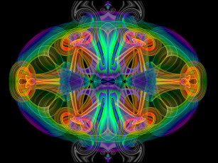 Картинка 3д графика fractal фракталы