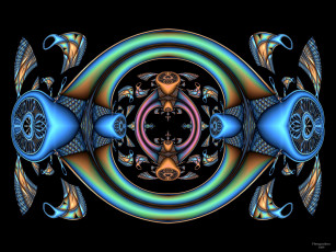 Картинка 3д графика fractal фракталы