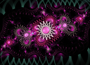 Картинка 3д графика fractal фракталы