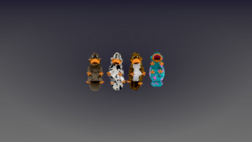 Картинка 3д графика animals животные зверюшки