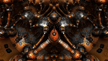 Картинка 3д графика fractal фракталы