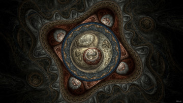 Картинка 3д графика fractal фракталы