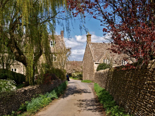 Картинка великобритания доннингтон города улицы площади набережные дома улица