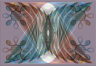 Картинка 3д графика fractal фракталы цвета узор фон