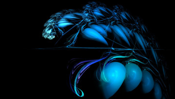 Картинка 3д графика fractal фракталы цвета узор фон