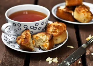 Картинка еда напитки Чай чай кекс