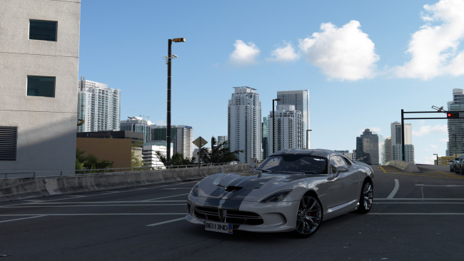 Обои картинки фото автомобили, 3д, дома, дорога