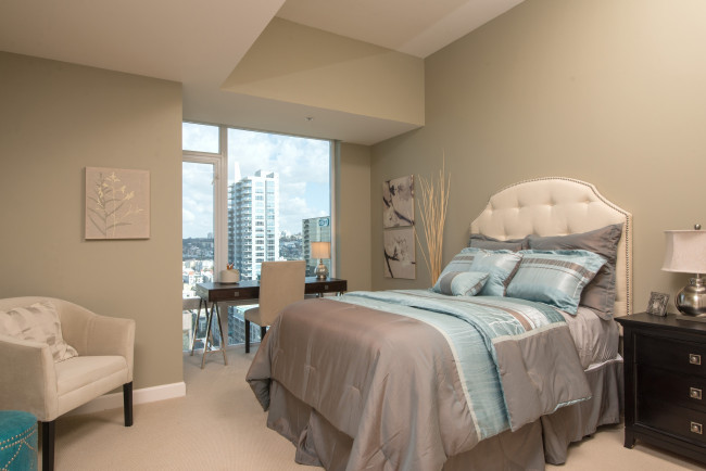 Обои картинки фото интерьер, спальня, кровать